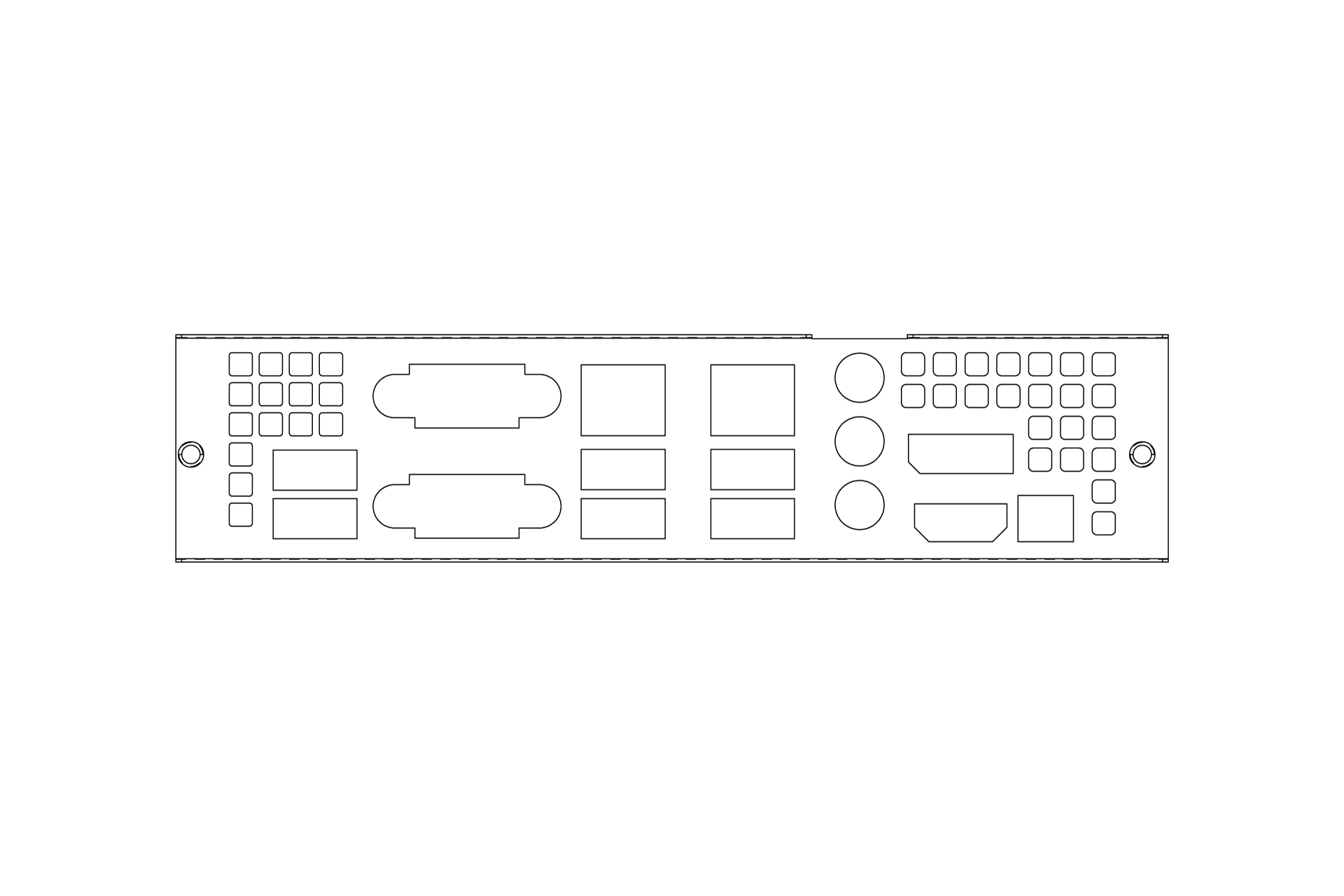 Back I/O Shield Plate - server system assembly